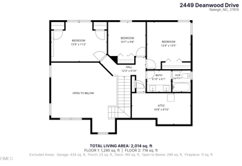 2449 Deanwood Dr, Raleigh, NC 27615