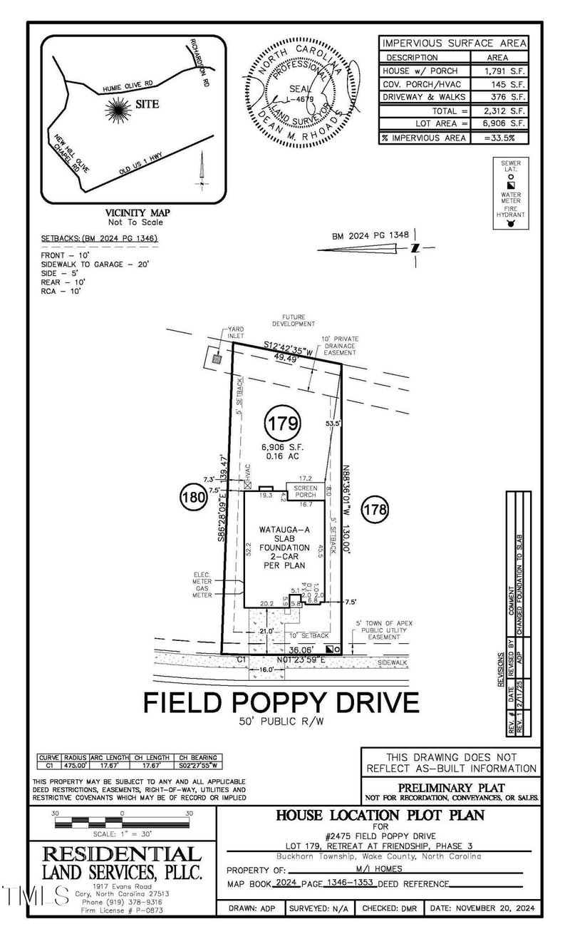 2475 Field Poppy Dr Lot 179, Apex, NC 27502