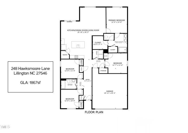 248 Hawksmoore Ln, Lillington, NC 27546