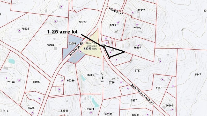 2480 New Elam Church Rd Lot 1, New Hill, NC 27562