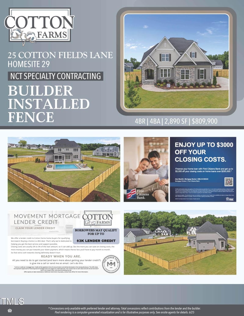 25 Cotton Fields Ln Lot 29, Fuquay Varina, NC 27526