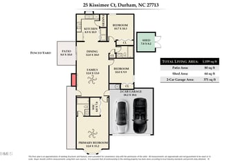 25 Kissimee Ct, Durham, NC 27713