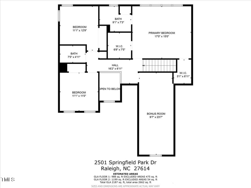 2501 Springfield Park Dr, Raleigh, NC 27614