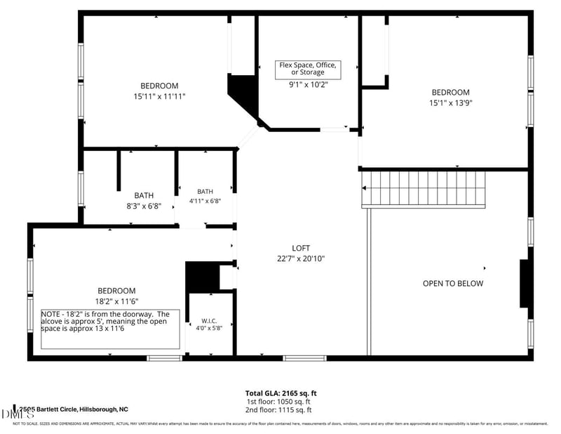 2505 Bartlett Cir, Hillsborough, NC 27278
