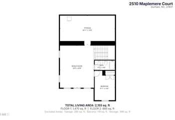 2510 Maplemere Ct, Durham, NC 27703