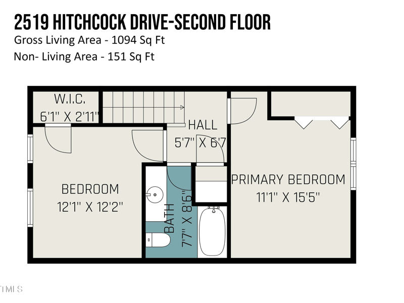 2519 Hitchcock Dr, Durham, NC 27705