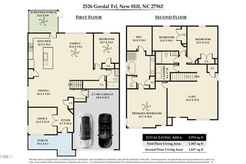 2526 Gordal Trl, New Hill, NC 27562