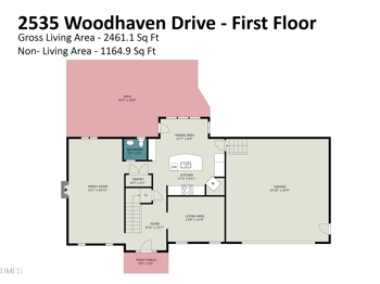 2535 Woodhaven Dr, Durham, NC 27712