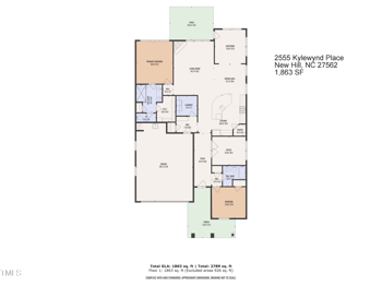 2555 Kylewynd Pl, New Hill, NC 27562
