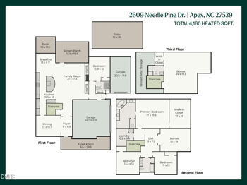 2609 Needle Pine Dr, Apex, NC 27539