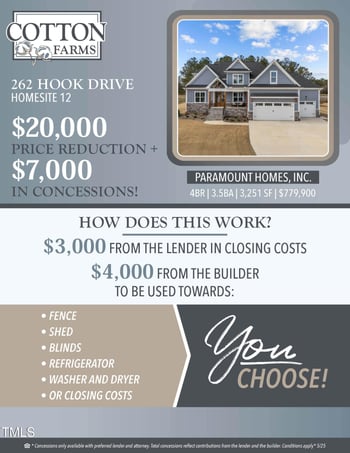 262 Hook Dr Lot 12, Fuquay Varina, NC 27526