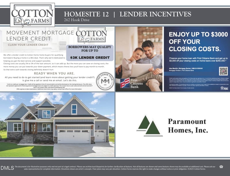 262 Hook Dr Lot 12, Fuquay Varina, NC 27526