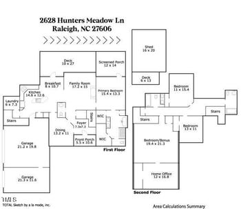2628 Hunters Meadow Ln, Raleigh, NC 27606