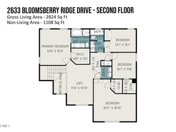 2633 Bloomsberry Ridge Dr, Fuquay Varina, NC 27526