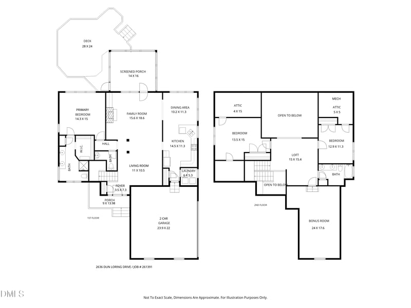 2636 Dun Loring Dr, Wake Forest, NC 27587