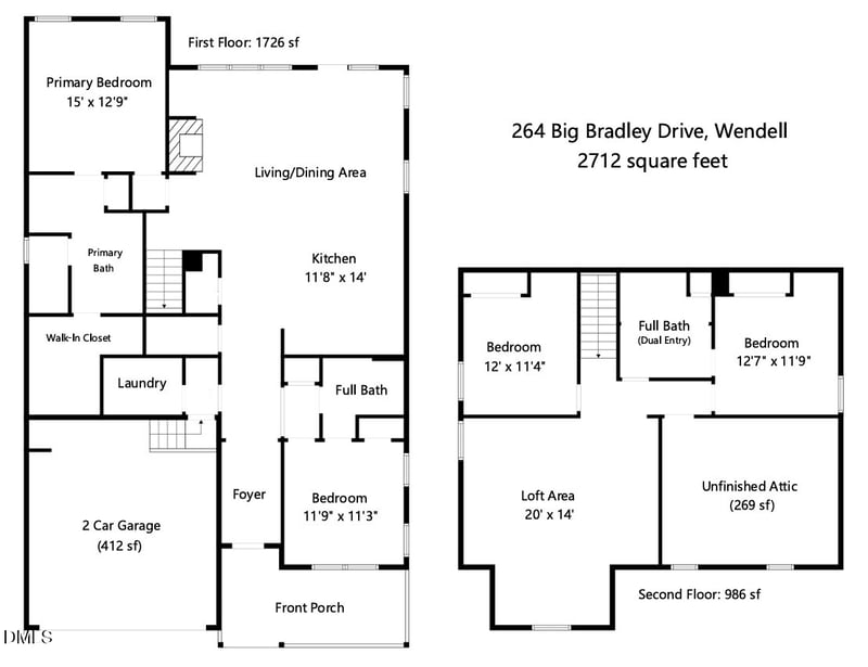 264 Big Bradley Dr, Wendell, NC 27591