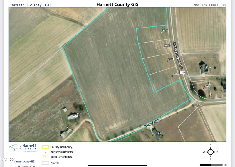 2660 Hodges Chapel Rd Lot 1, Dunn, NC 28334