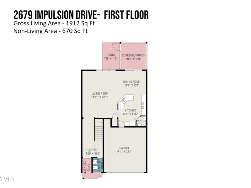 2679 Impulsion Dr, New Hill, NC 27562