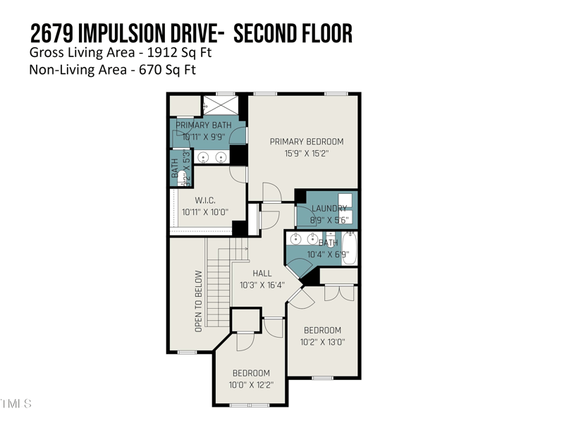 2679 Impulsion Dr, New Hill, NC 27562