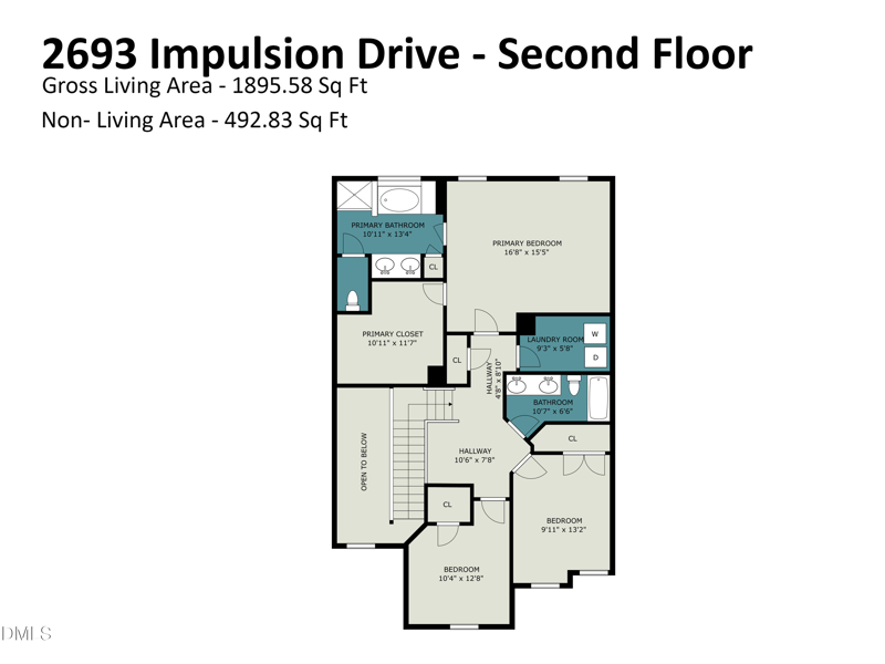 2693 Impulsion Dr, New Hill, NC 27562