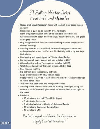27 Falling Water Dr, Durham, NC 27713