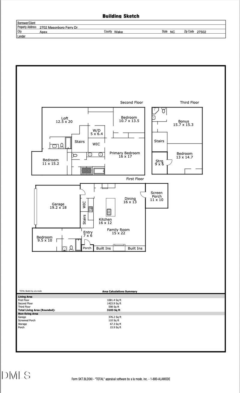 2702 Masonboro Ferry Dr, Apex, NC 27502
