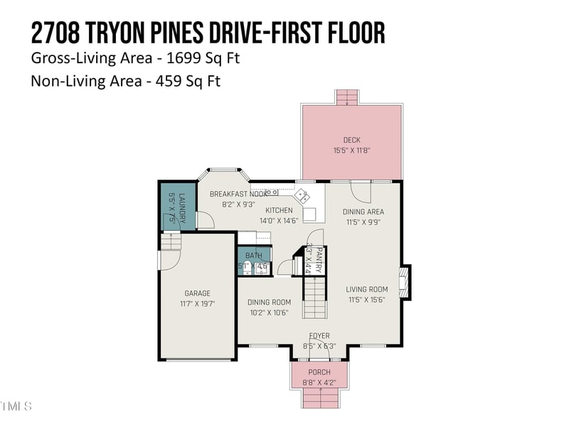2708 Tryon Pines Dr, Raleigh, NC 27603
