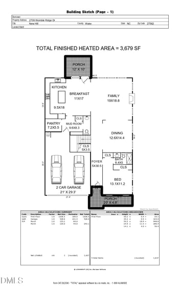 2709 Womble Ridge Dr, New Hill, NC 27562