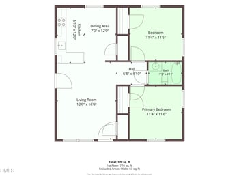 2720 Thelma St, Durham, NC 27704