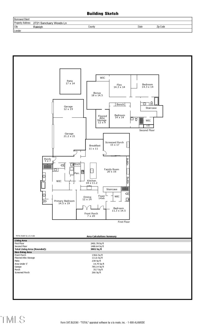 2721 Sanctuary Woods Ln, Raleigh, NC 27606