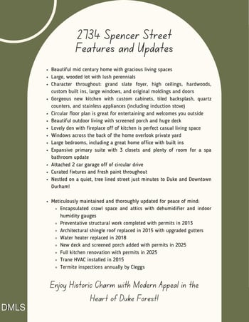 2734 Spencer St, Durham, NC 27705