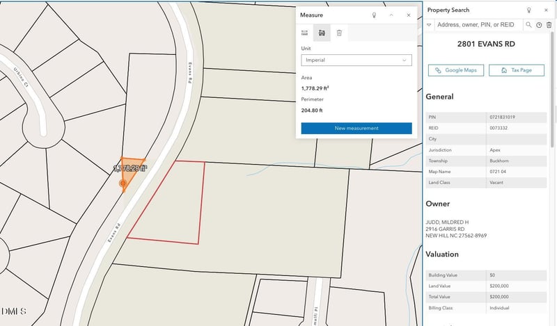 2801 Evans Rd Lot N/A, Apex, NC 27502