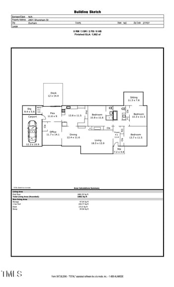 2801 Shoreham St, Durham, NC 27707