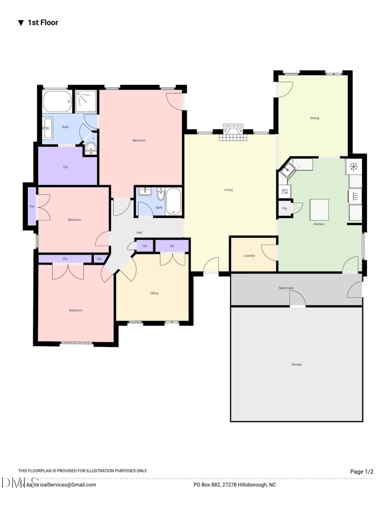 2804 Gaya Ct, Hillsborough, NC 27278