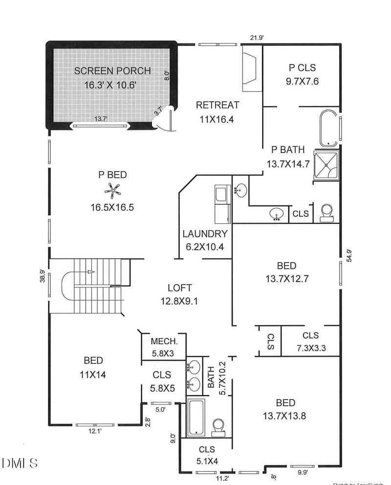 2804 Lumber River Trl, Apex, NC 27502