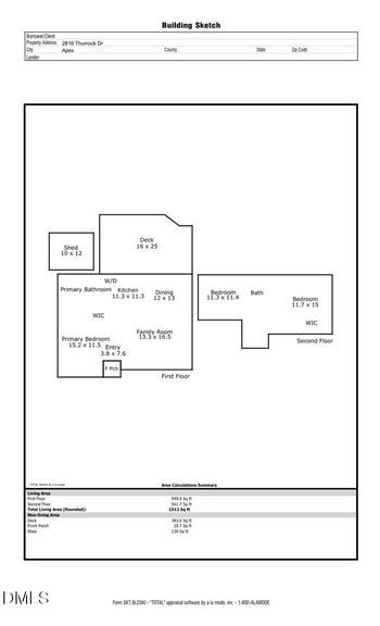 2816 Thurrock Dr, Apex, NC 27539