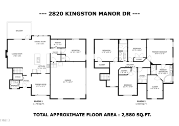 2820 Kingston Manor Dr, Wake Forest, NC 27587