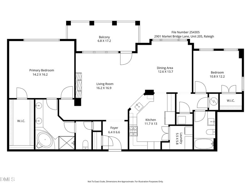 2901 Market Bridge Ln #205, Raleigh, NC 27608