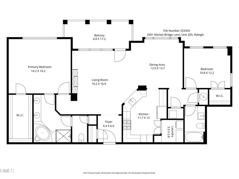 2901 Market Bridge Ln #205, Raleigh, NC 27608
