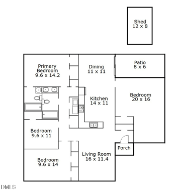 2932 Cedarwood Dr, Durham, NC 27707