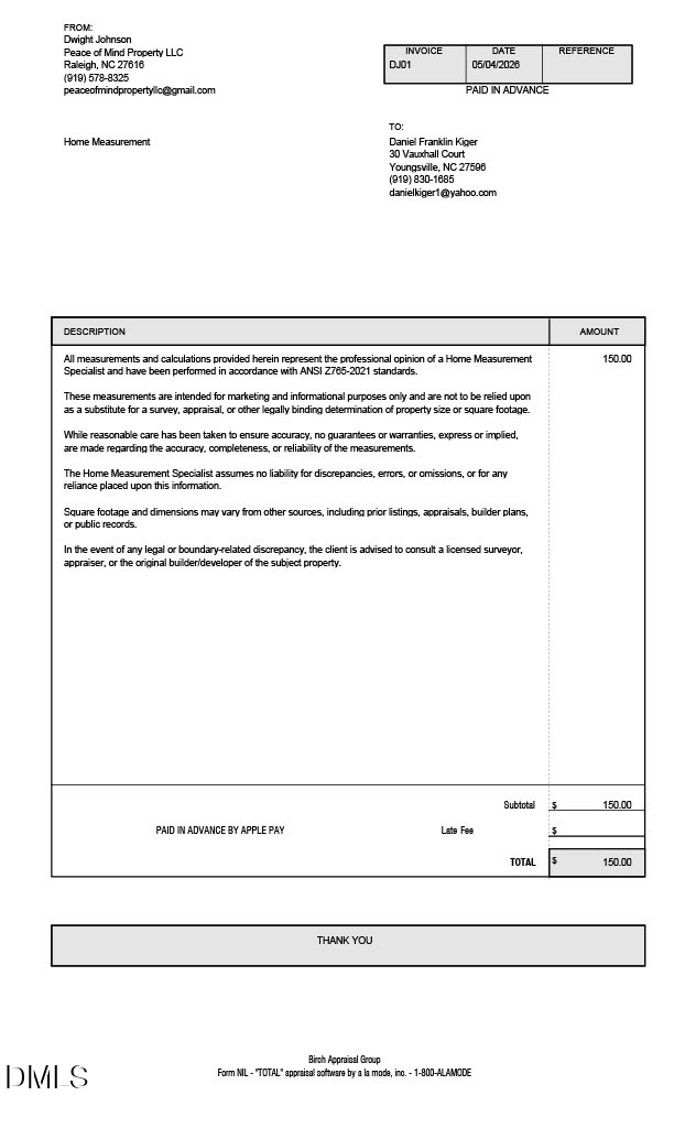 30 Vauxhall Ct, Youngsville, NC 27596