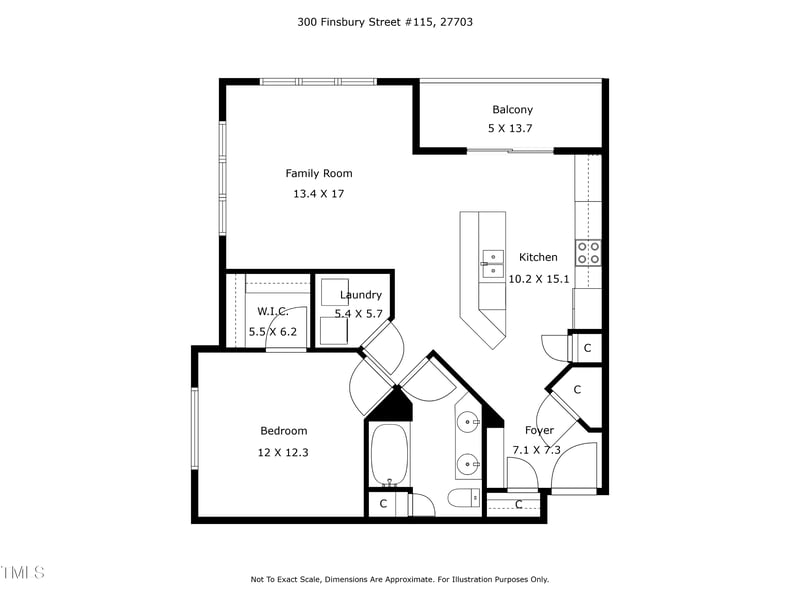 300 Finsbury  #115, Durham, NC 27703