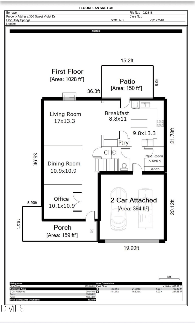 300 Sweet Violet Dr, Holly Springs, NC 27540