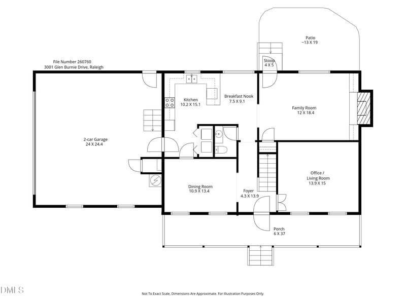 3001 Glen Burnie Dr, Raleigh, NC 27607