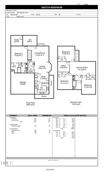 3002 Bartlett Cir, Hillsborough, NC 27278