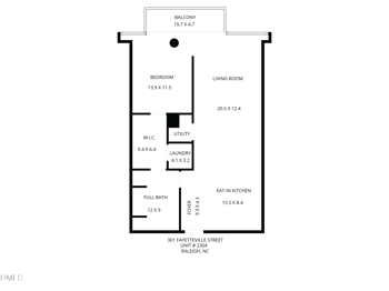 301 Fayetteville St #2304, Raleigh, NC 27601