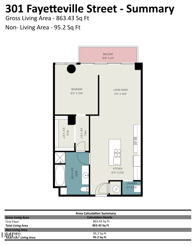 301 Fayetteville St #3002, Raleigh, NC 27601