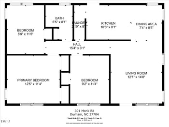 301 Monk Rd, Durham, NC 27704