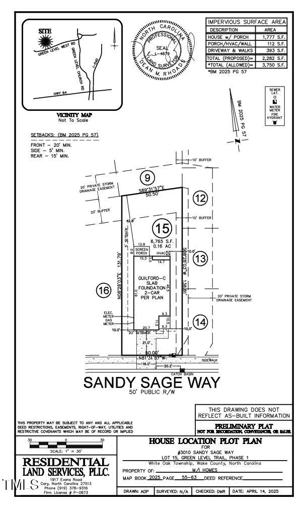 3010 Shady Sage Way Lot 15, Apex, NC 27523