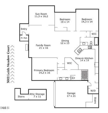 3012 Leith Meadow Ct, Cary, NC 27511